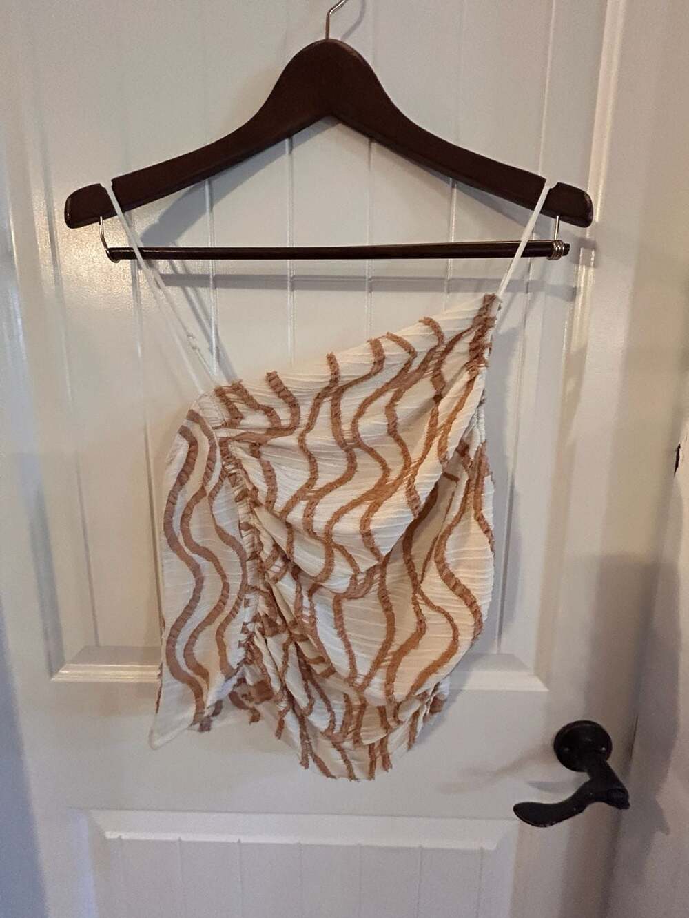 Free People Sand Dunes Wavy Asymmetrical Cami Tank Top